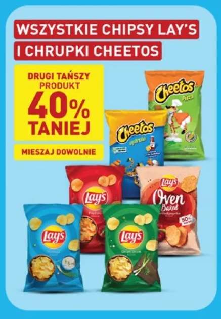 Chipsy Lay's i chrupki Cheetos +6 wariantów