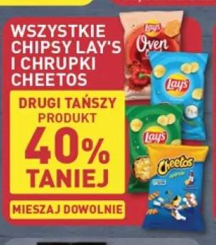 Chipsy Lay's i chrupki Cheetos