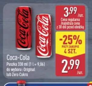 Napój gazowany Coca-Cola Original +1 wariant