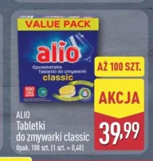 Tabletki do zmywarki classic Alio