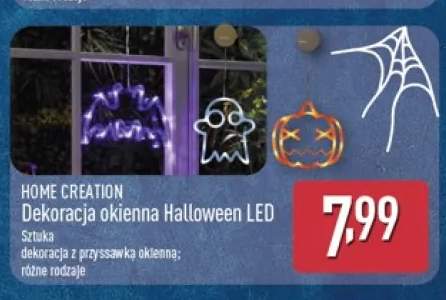 Dekoracja okienna Halloween LED Home Creation