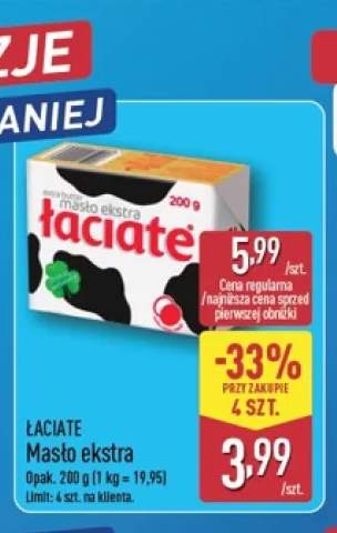 Masło ekstra Łaciate