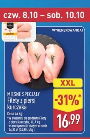 Filety z piersi kurczaka XXL Mięsne Specjały