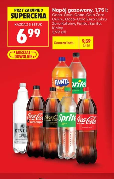 Napój gazowany Coca-Cola +5 wariantów