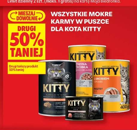Mokre karmy w puszce dla kota Kitty