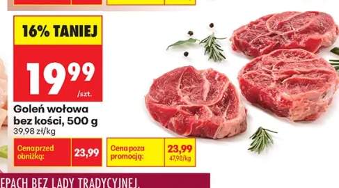 Goleń wołowa bez kości