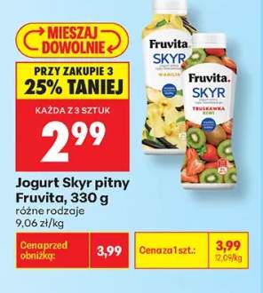 Jogurt Skyr pitny Fruvita