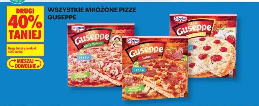 Mrożone pizze Guseppe +3 warianty