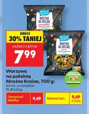 Warzywa na patelnię letnie Mroźna Kraina +1 wariant