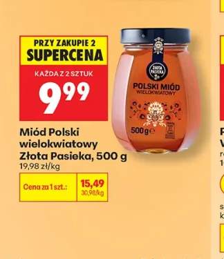 Miód polski wielokwiatowy Złota Pasieka
