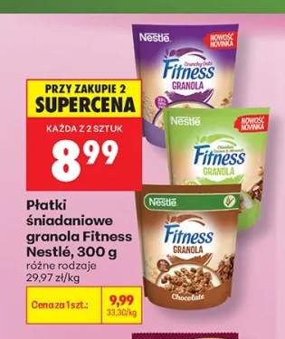 Płatki śniadaniowe granola Fitness Nestlé