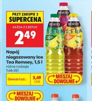 Napój niegazowany Ice Tea Remsey z zielonej herbaty +2 warianty