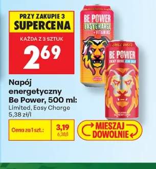 Napój energetyczny Be Power Limited +1 wariant