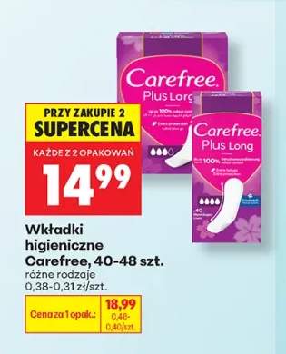 Wkładki higieniczne Carefree