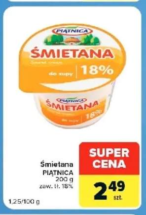 Śmietana Piątnica 18%