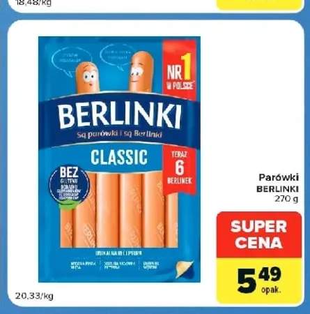 Parówki Berlinki