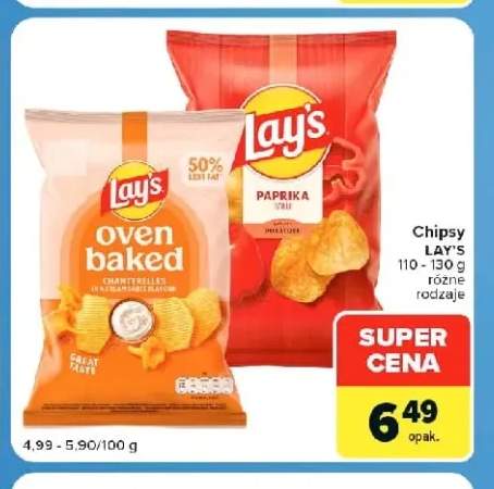 Chipsy Oven Baked Chanterelles Lay's +1 wariant