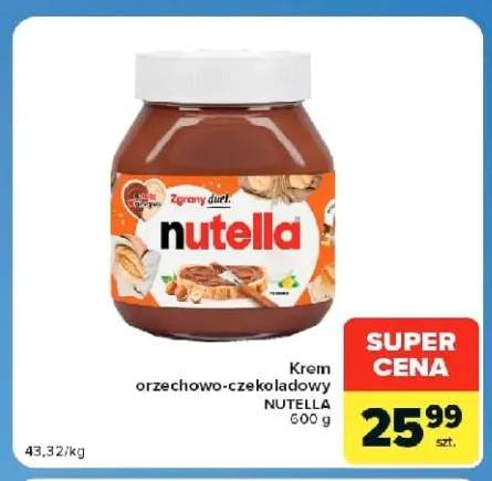 Krem orzechowo-czekoladowy Nutella
