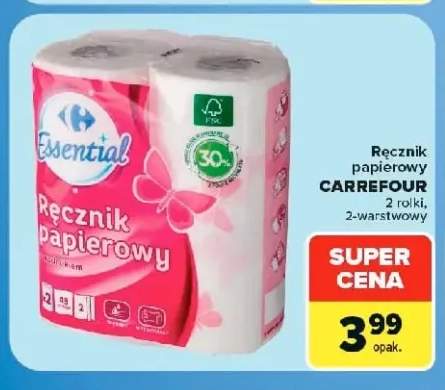 Ręcznik papierowy Carrefour 2-pak 2-warstwowy