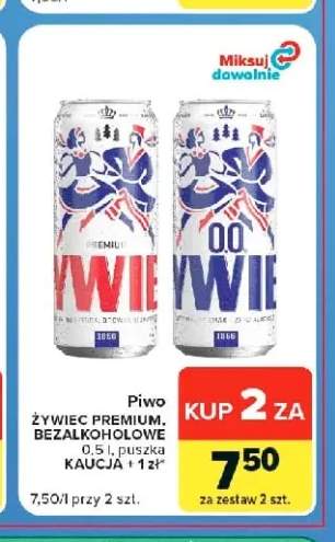 Piwo Żywiec Premium +1 wariant