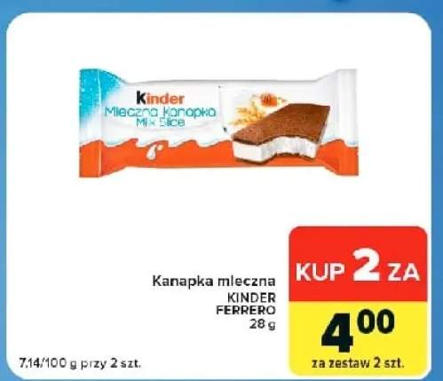 Kanapka mleczna Kinder