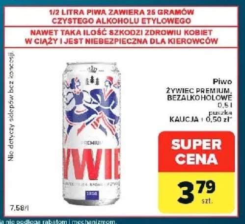 Piwo bezalkoholowe Żywiec +1 wariant