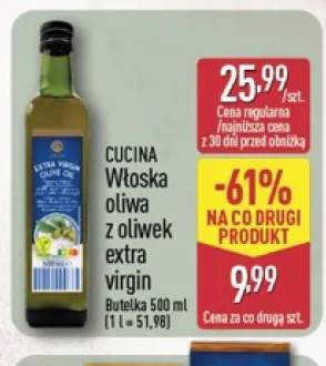 Włoska oliwa z oliwek extra virgin Cucina