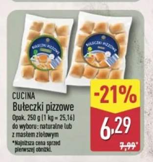 Bułeczki pizzowe z masłem ziołowym Cucina +1 wariant