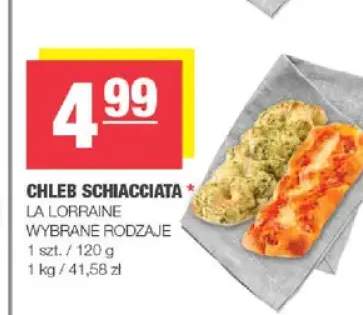 Chleb schiacciata La Lorraine