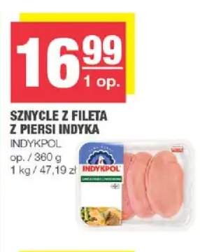 Sznycle z fileta z piersi indyka Indykpol