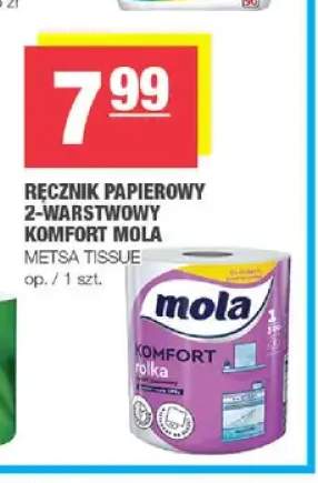 Ręcznik papierowy 2-warstwowy Komfort Mola