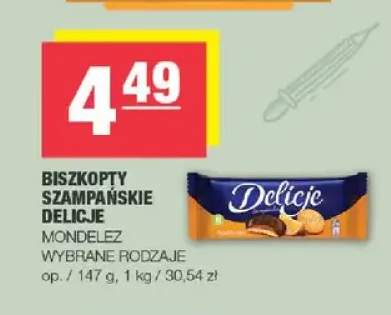 Biszkopty szampańskie Delicje