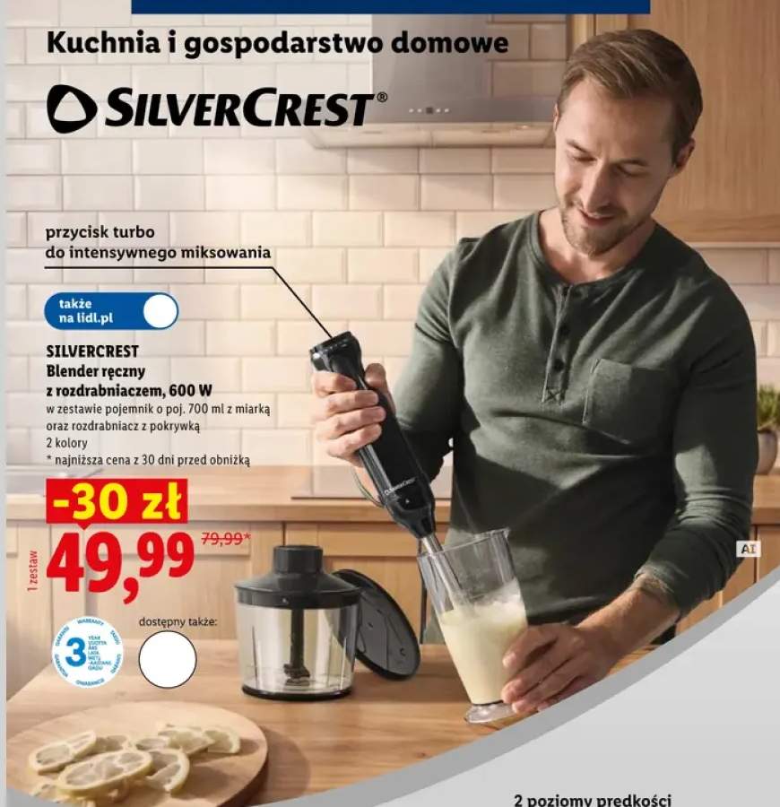 Blender ręczny z rozdrabniaczem Silvercrest