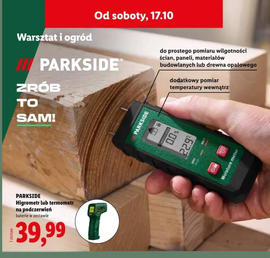Higrometr Parkside +1 wariant