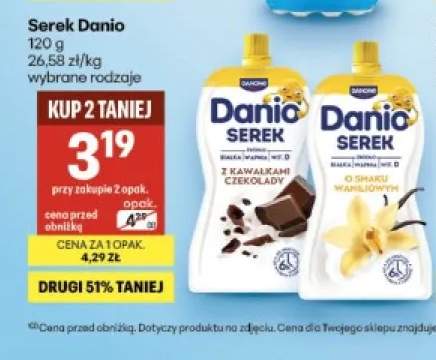 Serek Danio z kawałkami czekolady +1 wariant