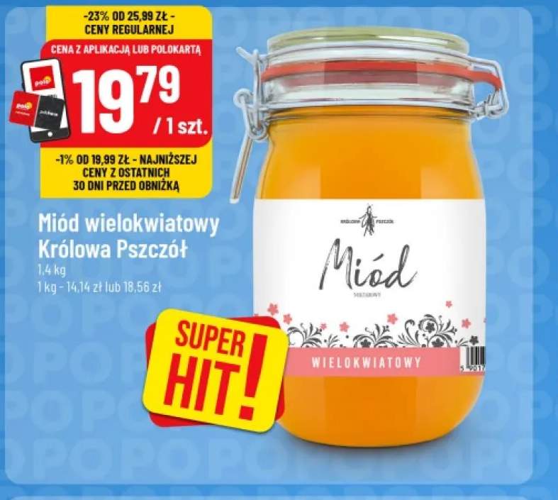 Miód wielokwiatowy Królowa Pszczół