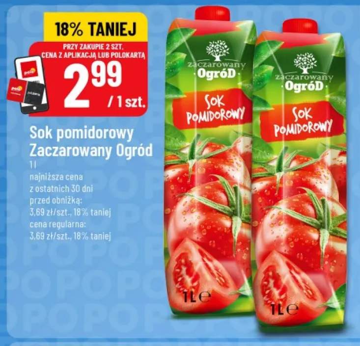 Sok pomidorowy Zaczarowany Ogród