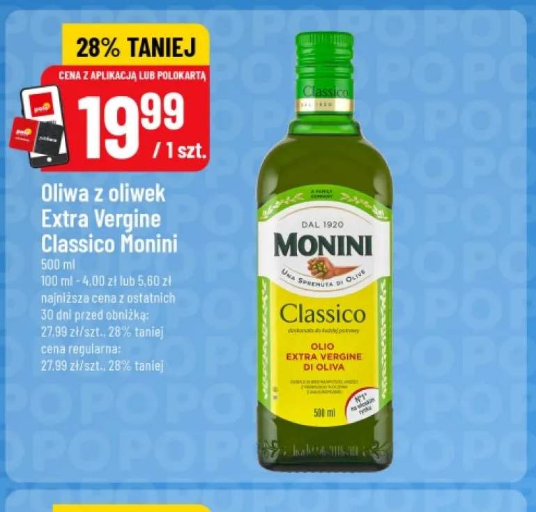 Oliwa z oliwek Extra Vergine Classico Monini