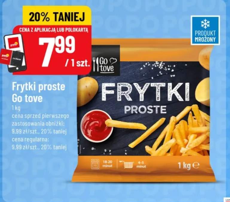 Frytki proste Go tove