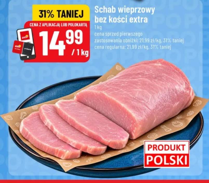 Schab wieprzowy bez kości extra
