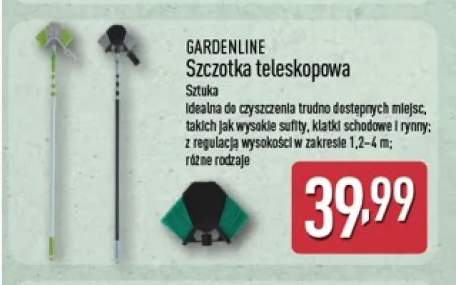Szczotka teleskopowa Gardenline