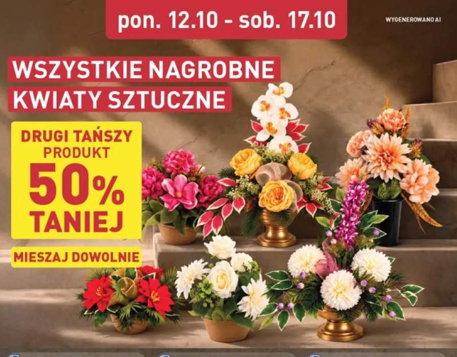 Nagrobne kwiaty sztuczne