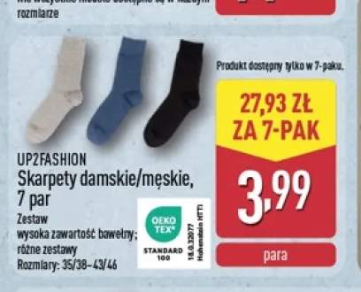Skarpety damskie 7-pak UP2FASHION +1 wariant