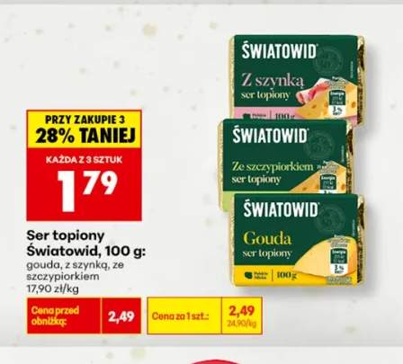 Ser topiony Światowid gouda +2 warianty