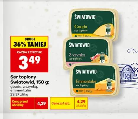Ser topiony Światowid gouda +2 warianty