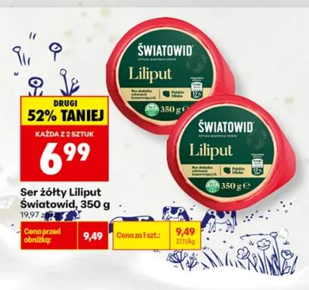 Ser żółty Liliput Światowid