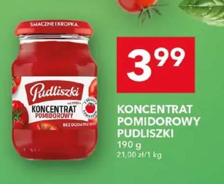 Koncentrat pomidorowy Pudliszki