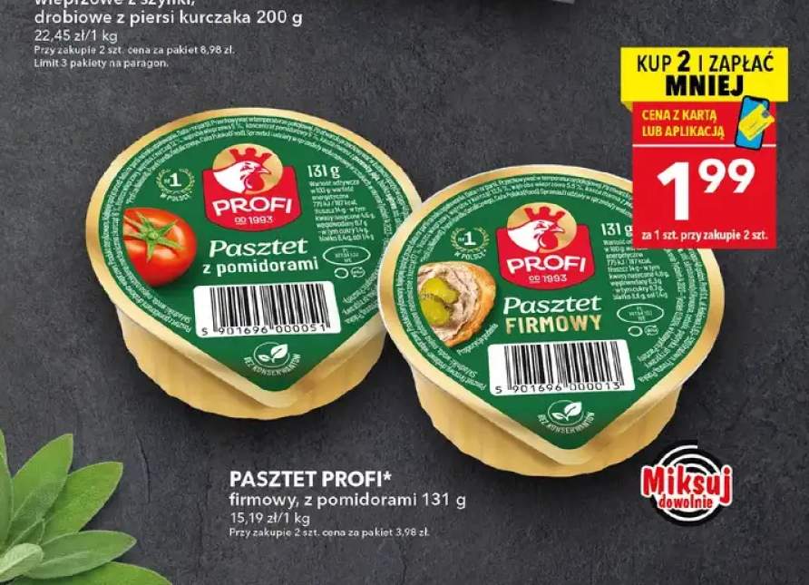 Pasztet Profi firmowy +1 wariant