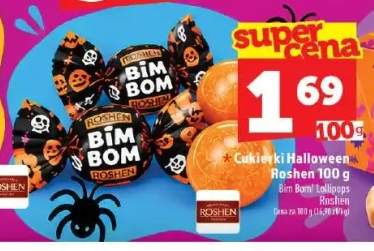 Cukierki Halloween Bim Bom Roshen +1 wariant