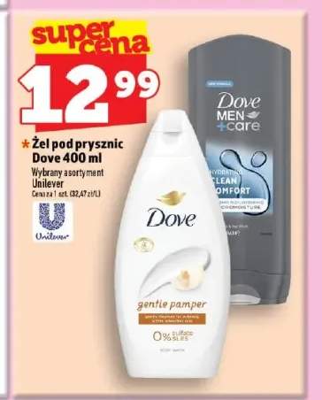 Żel pod prysznic Dove Men+Care Clean Comfort +1 wariant